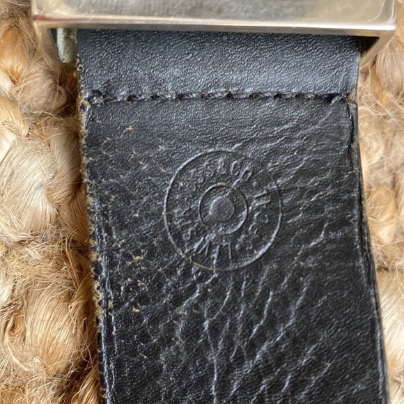 Men's Levis classic leather belt. 34’ black - Picture 6 of 7